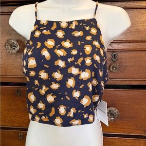 ASOS Glamorous NWT Tie Back Crop Top